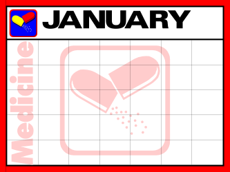 January Calendar Logo Clipart: Stylish and Versatile Designs