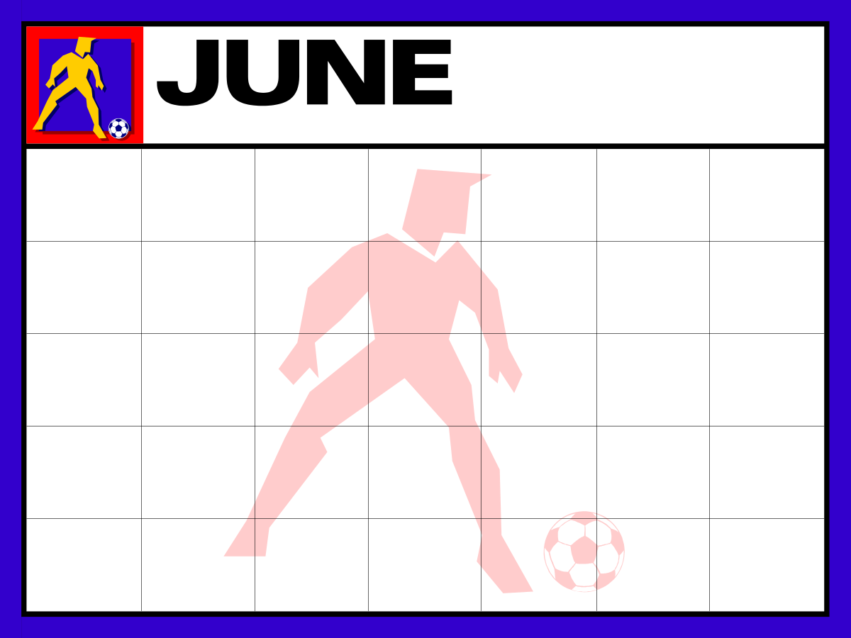 Silhouette of Man Kicking Soccer Ball - Dynamic Clipart for Sports