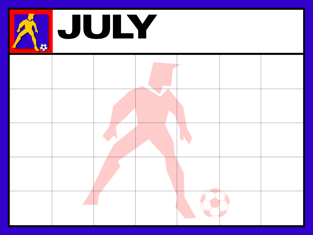 Silhouette of a Man Holding a Soccer Ball - Dynamic Sports Clipart