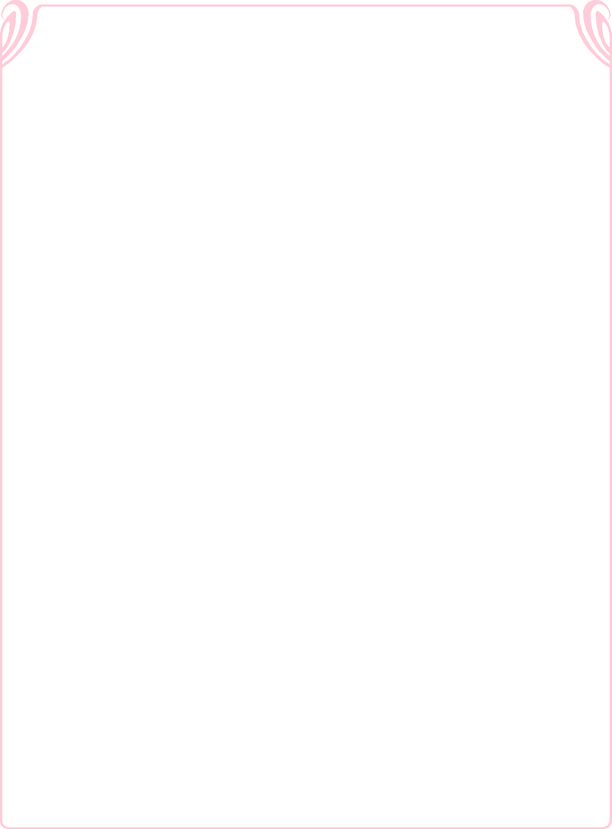 Black and White Frame with Pink Border Clipart - Elegant Design