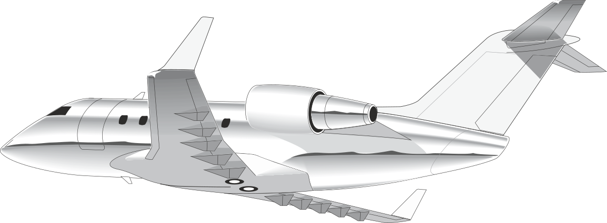 Propeller Plane Clipart - Charming Small Aircraft Illustration