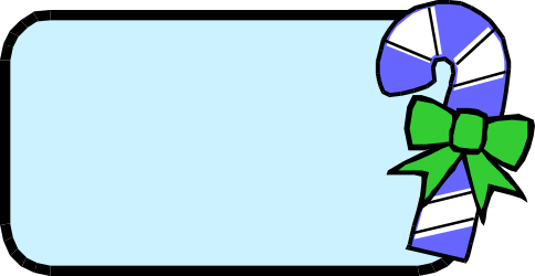 Blue and Green Holiday Bow Clipart with White Background