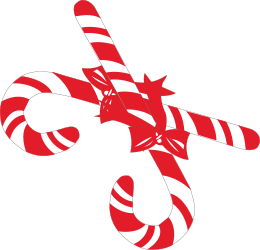 Candy Cane Borders: Festive Holiday Clipart for Creative Projects