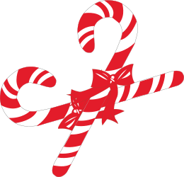 Candy Cane Borders for Holiday Celebrations - Festive Clipart