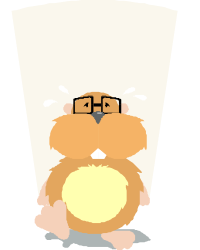 Cartoon Character with Big Beard and Glasses - Whimsical Clipart Collection
