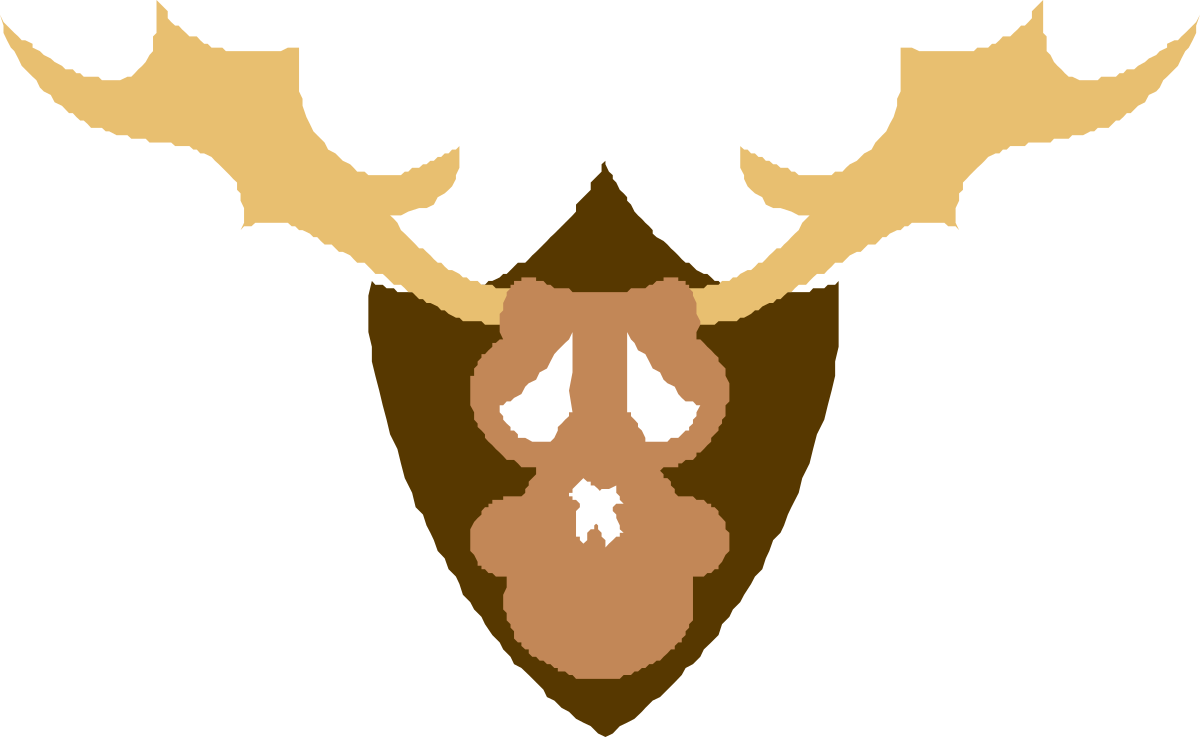Deer Head with Antlers Clipart for Unique Designs