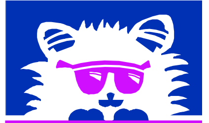 Black Cat with Sunglasses Clipart: Stylish Feline Fun