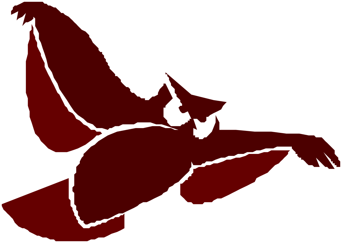 Silhouette of a Man in a Red Shirt - Dynamic Clipart for Your Projects