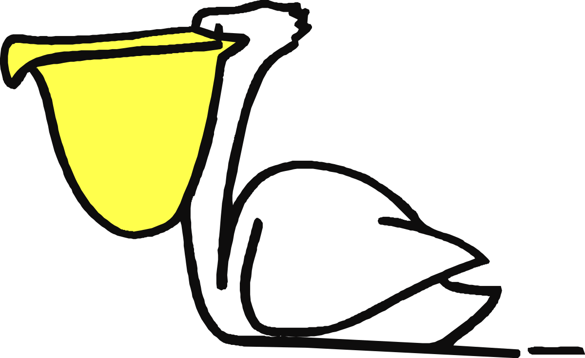 White Swan with Yellow Beak - Beautiful Clipart for Your Projects