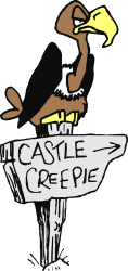 Bird Sitting on Sign Clipart  Perfect for Creative Projects