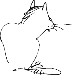 Black and White Silhouette of a Man - Versatile Clipart for Any Project