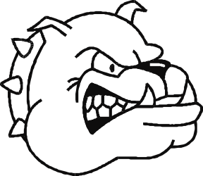 White Dog Clipart with Big Grin - Perfect for Fun Designs