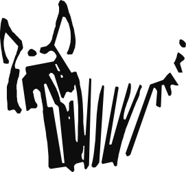 Black and White Silhouette of a Man with a Cane
