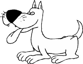 Dog with Bone Clipart - Playful Canine Illustrations