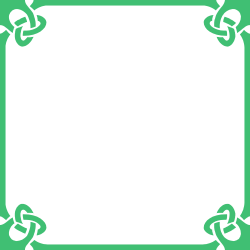 Green Border Square Frame Clipart for Creative Designs