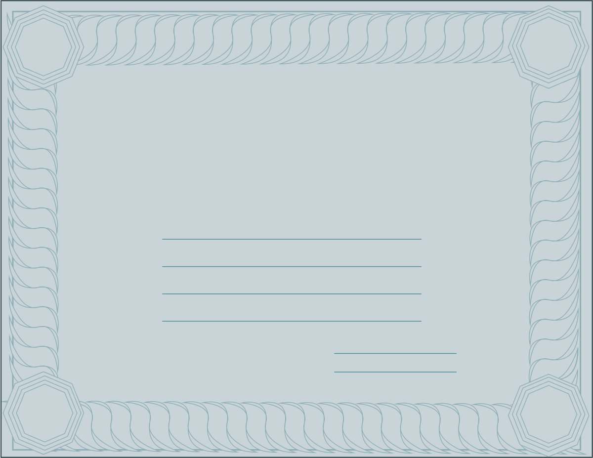 a certificate with a blue background clip art png transparent Certificate with Blue Background Clipart