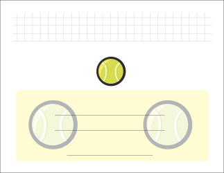 Tennis Ball Clipart - Vibrant and Dynamic Tennis Graphics
