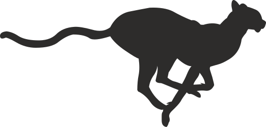 Kangaroo Silhouette - Black and White Clipart for Versatile Projects