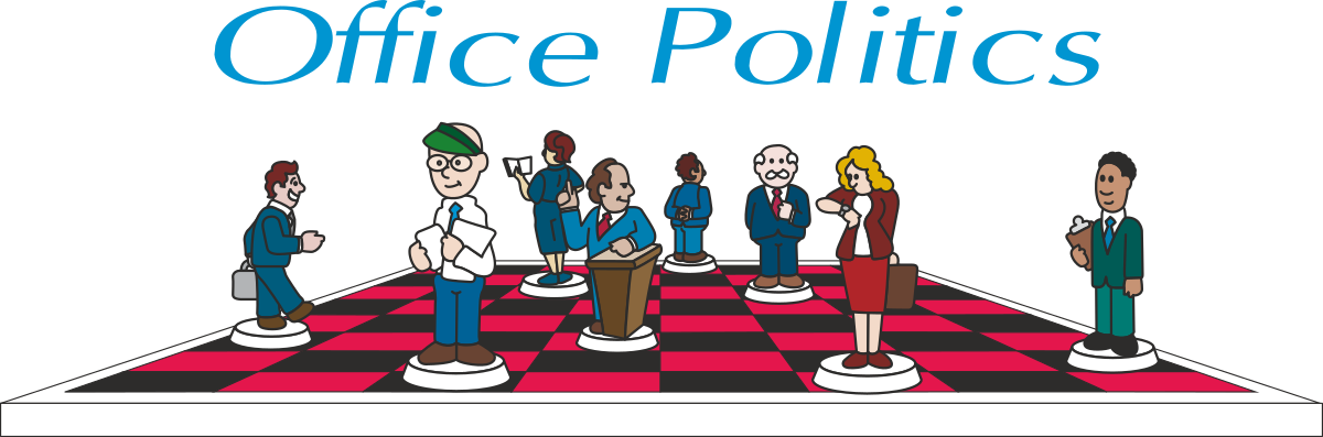 Business Borders and Office Politics Chess Set Clipart