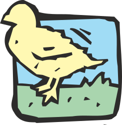 Bird Flying Through Air Clipart - A Serene Sky Scene
