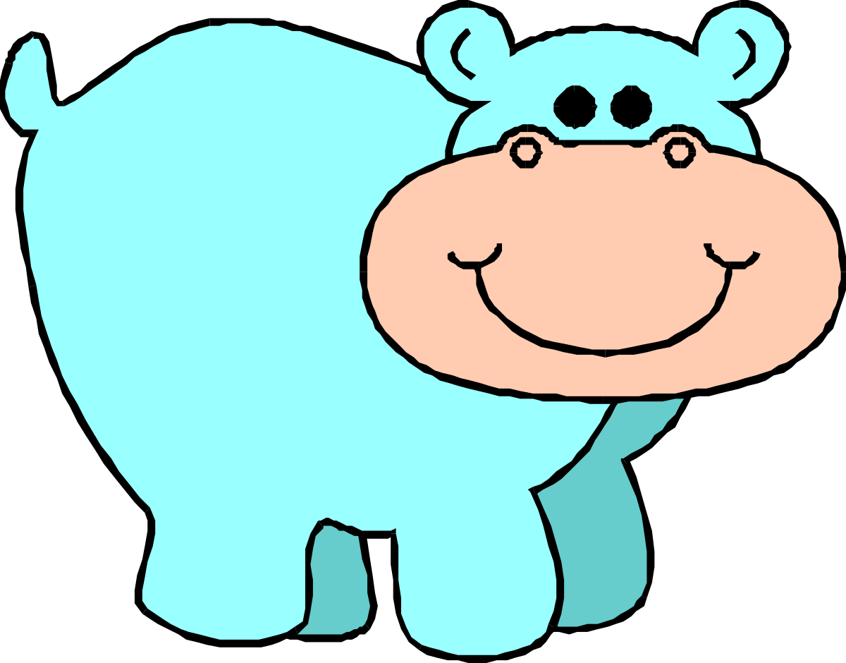 Blue Cow Clipart - Cheerful Cartoon Character for Fun Projects