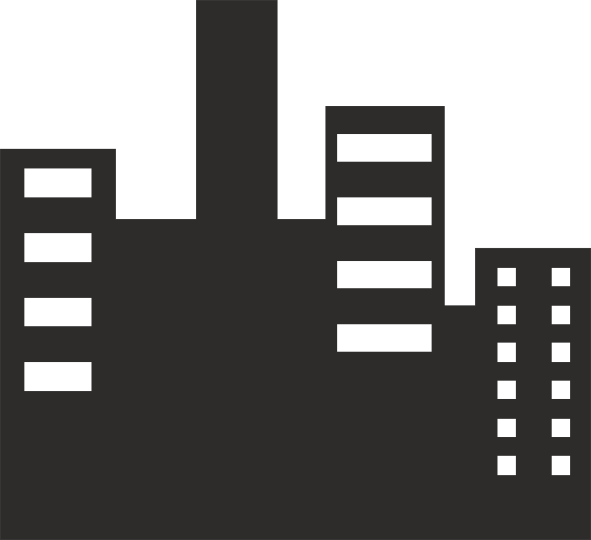 a black and white silhouette of a city clip art png transparent City Silhouette Clipart: Stunning Black and White Urban Landscape