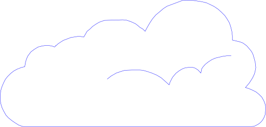 White Cloud on Black Background - Stunning Clipart for Your Projects