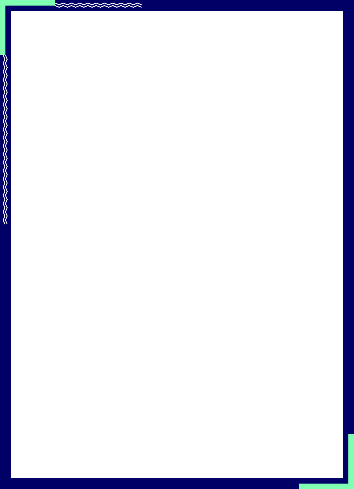 Black Square with White Border Clipart - Elegant Borders and Frames Design