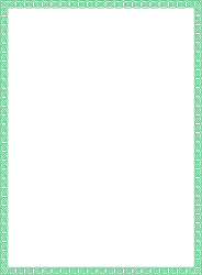 Green Decorative Frame with Pattern - Clipart Collection