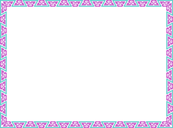 Square Frame with Intricate Pattern - Elegant Borders & Frames Clipart