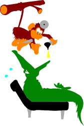 Dinosaur Ride Clipart: Cartoon Character Adventure