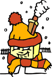 Cartoon Fireman with Fire Hose - Engaging Clipart for Emergency Themes