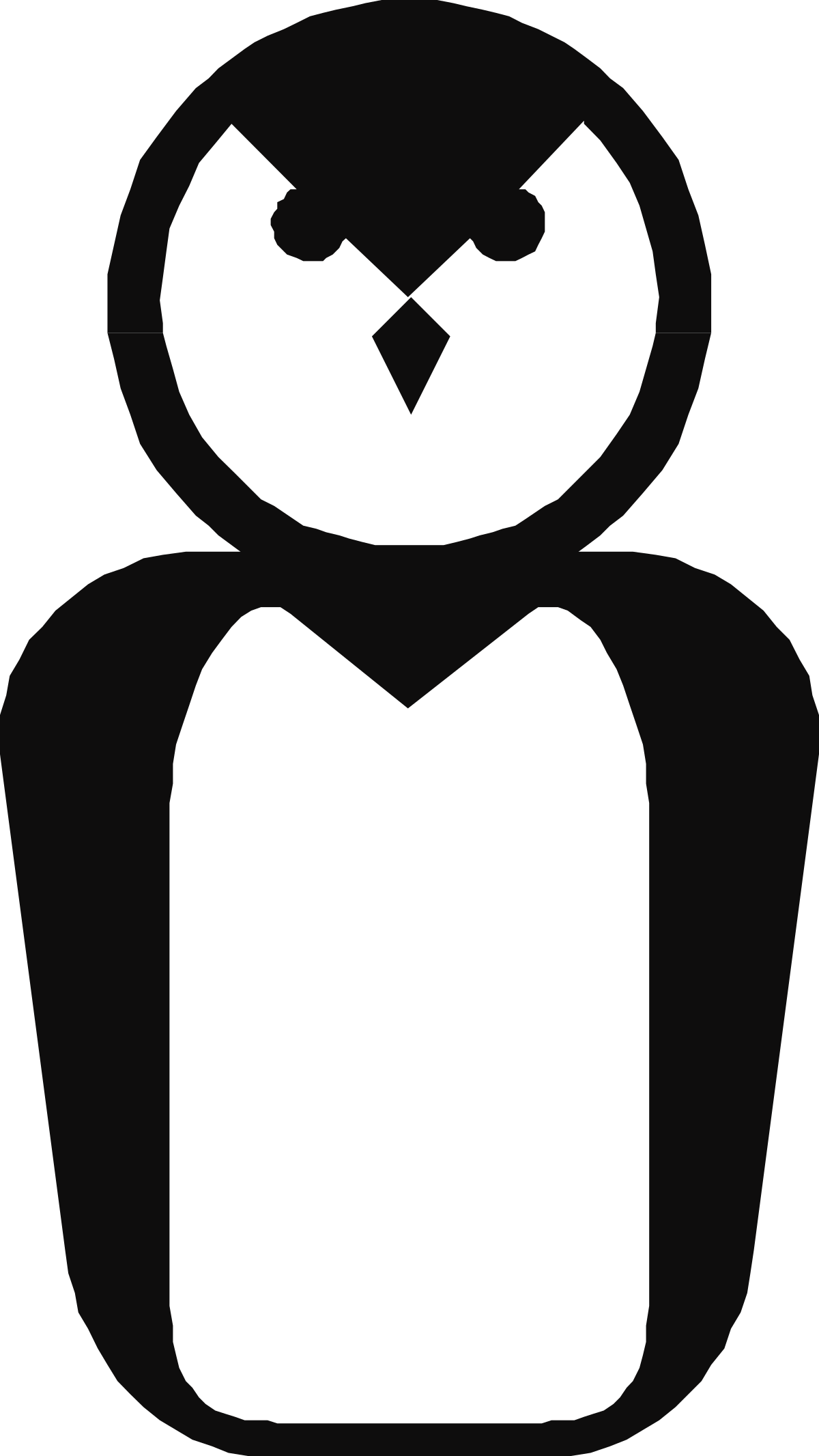 a black and white owl with a white face clip art png transparent Black and White Owl Clipart with Striking White Face
