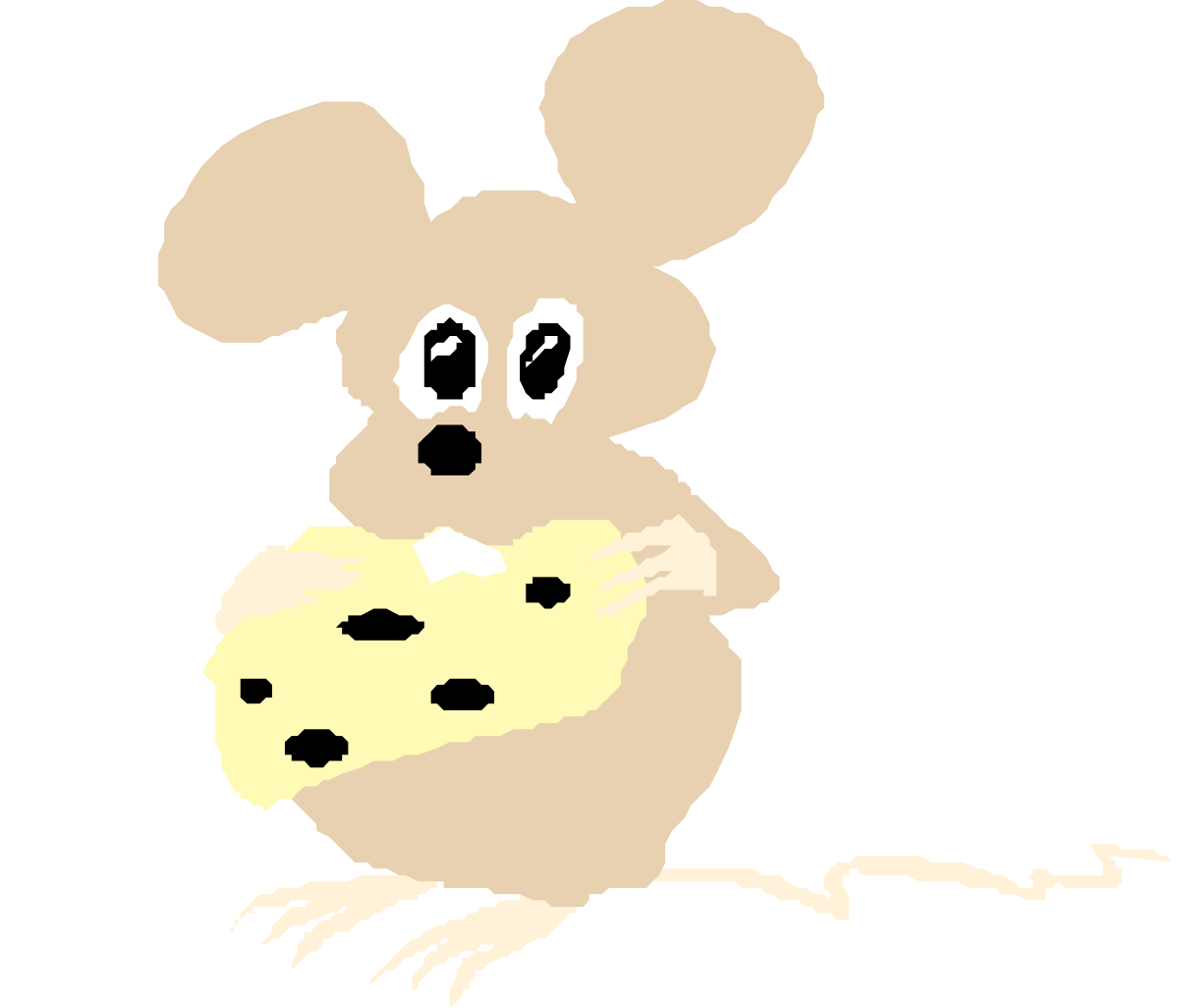 a mouse with a mouse on it ' s back clip art png transparent Mouse on Mouse Clipart - Whimsical Animal Illustration