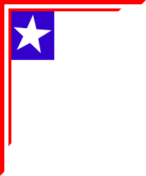 Texas Flag Clipart - Creative Borders & Corners Designs