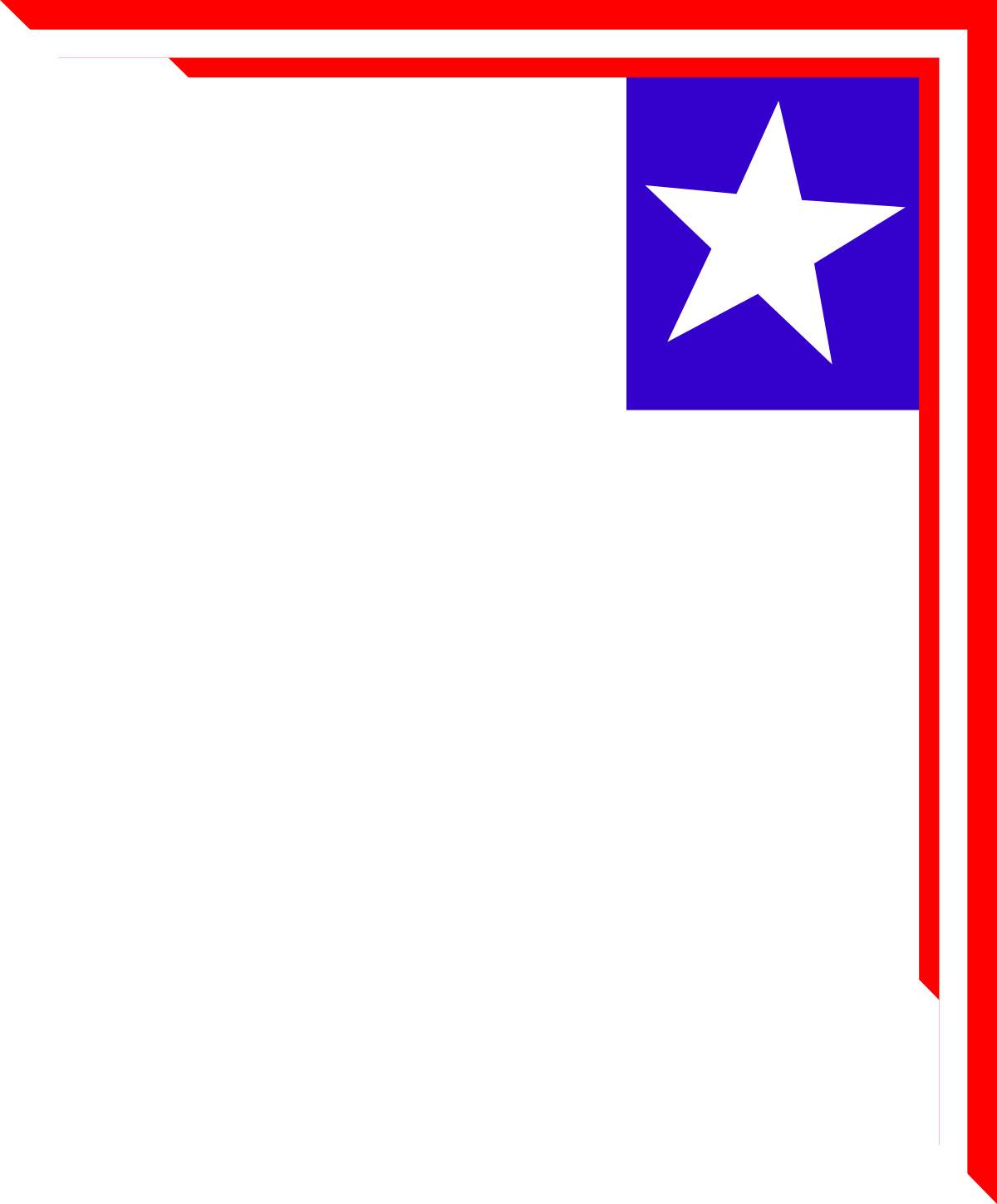 Texas Flag Clipart - Beautiful Borders and Corners Design