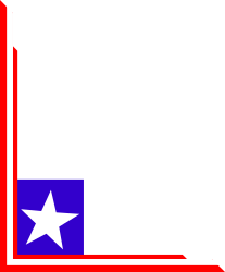 Texas State Flag Clipart: Vibrant Borders & Corners Design