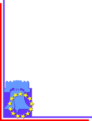 Red Frame with Blue and Yellow Borders - Versatile Clipart for Design