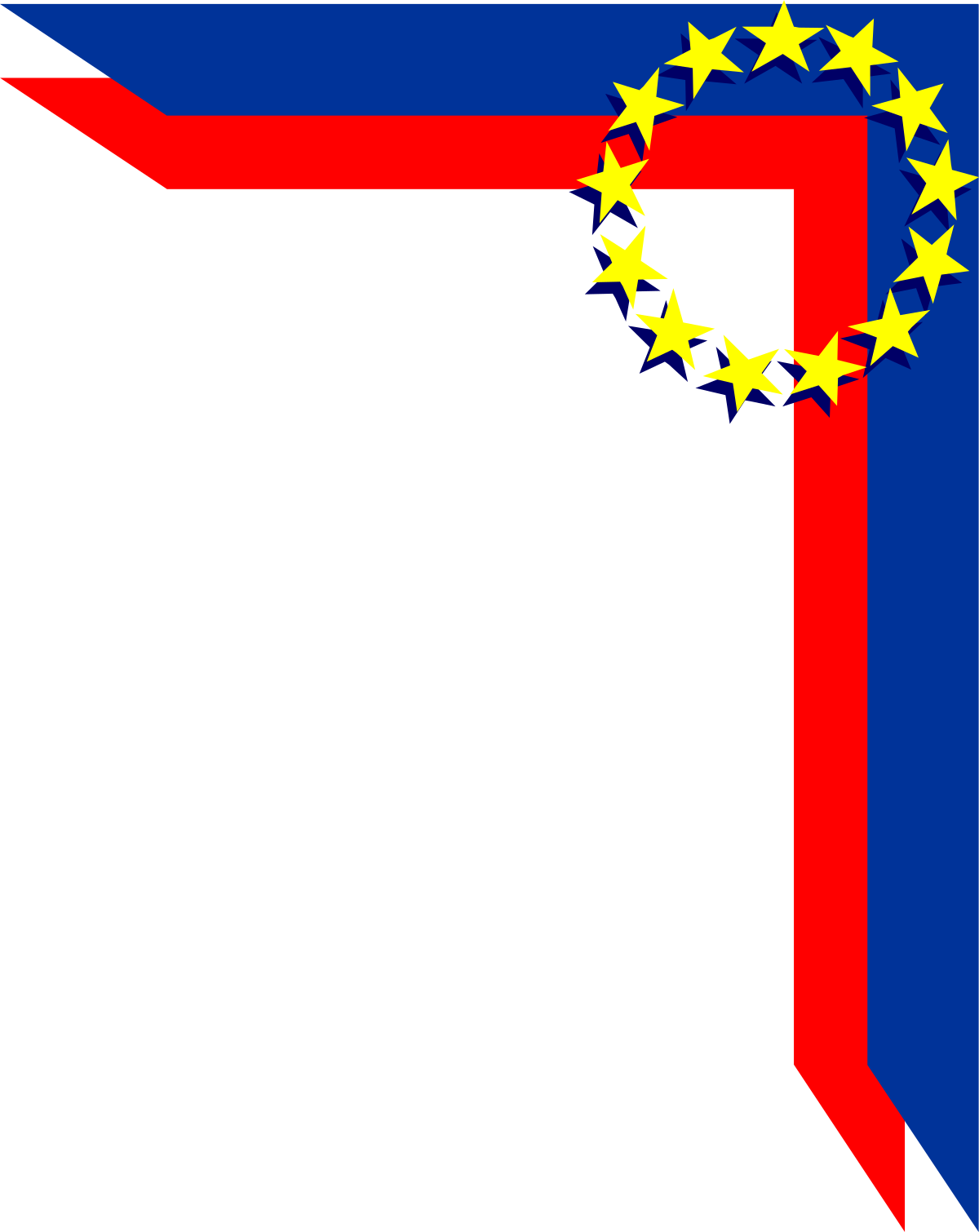 European Union Flag Clipart - Borders and Corners Design