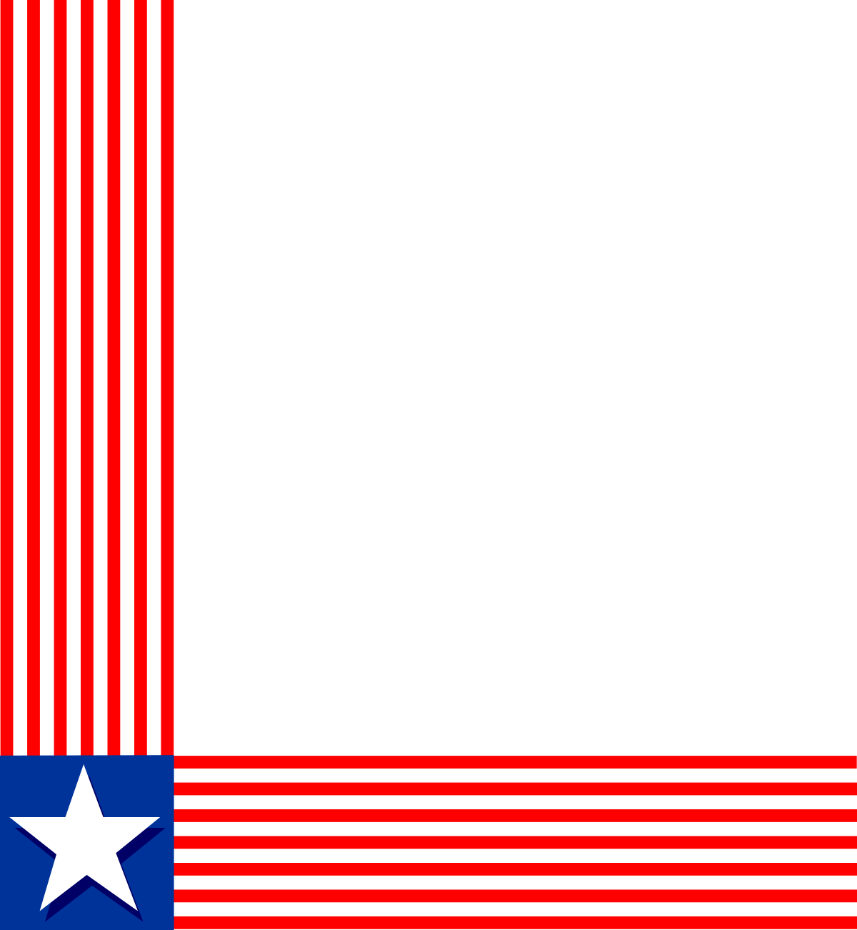 a red and blue striped background with a white star clip art png transparent Red and Blue Striped Background with White Star Clipart - Perfect for Borders and Corners
