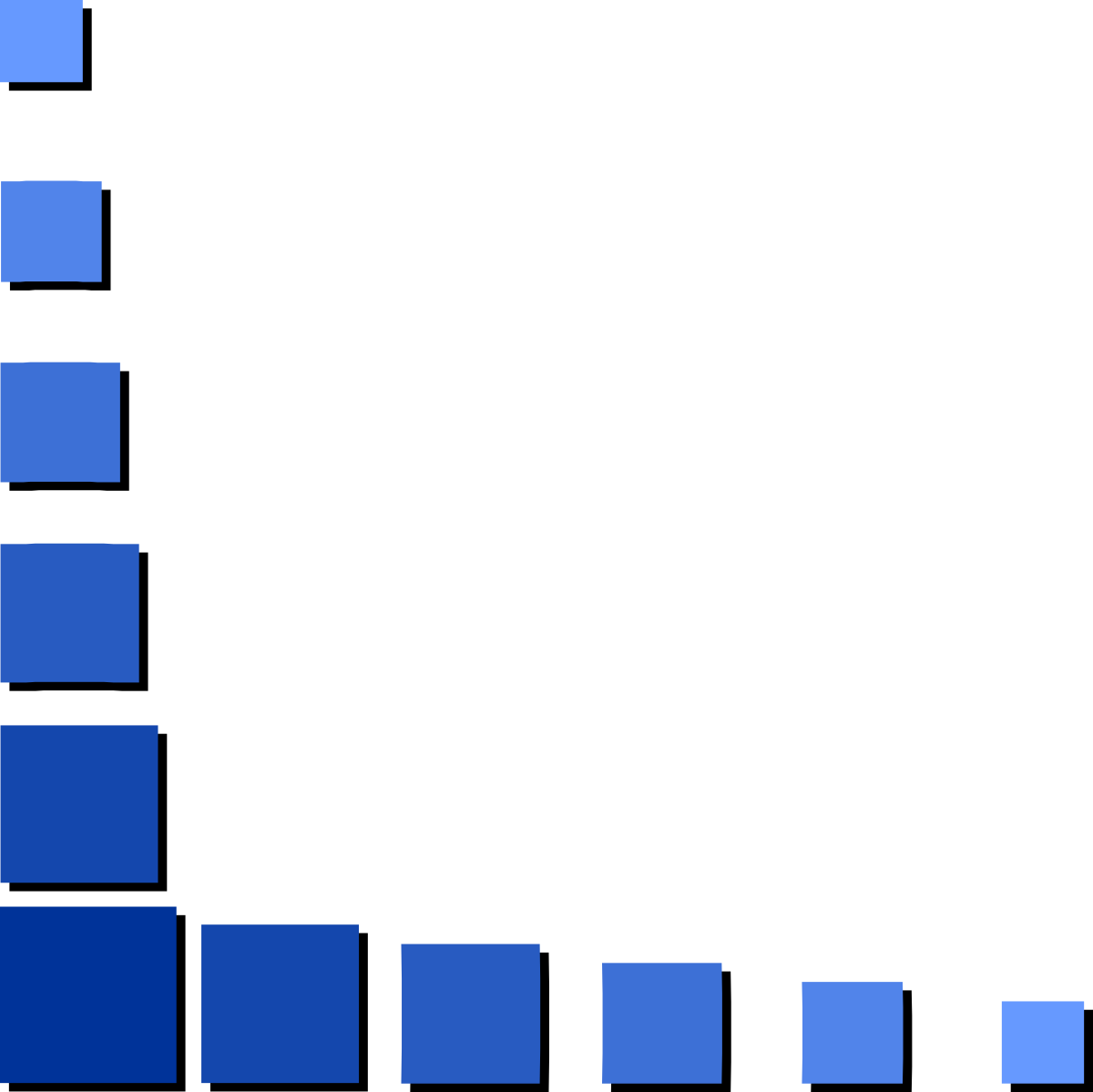 a graph graph with a blue recal clip art png transparent Blue Decorative Borders and Corners Clipart for Creative Designs