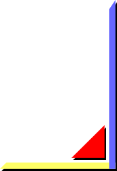Blue and Red Arrow Clipart with Central Red Arrow - Creative Design Borders and Corners