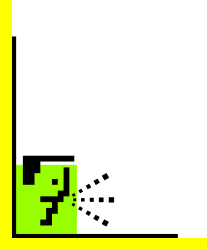 Yellow Square with Black Center - Versatile Clipart Border and Corner Designs