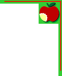 Apple Frame Clipart: Charming Borders and Corners Design