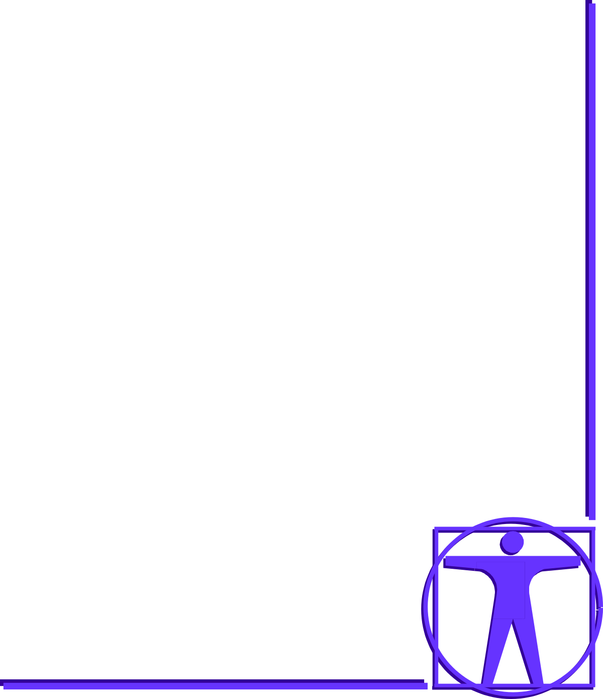 a purple frame with a man in the middle clip art png transparent Purple Frame Featuring a Man: Stylish Borders and Corners Clipart