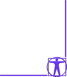 Purple Frame Featuring a Man: Stylish Borders and Corners Clipart