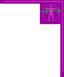 Purple Frame with Green Arrow Clipart - Decorative Borders and Corners