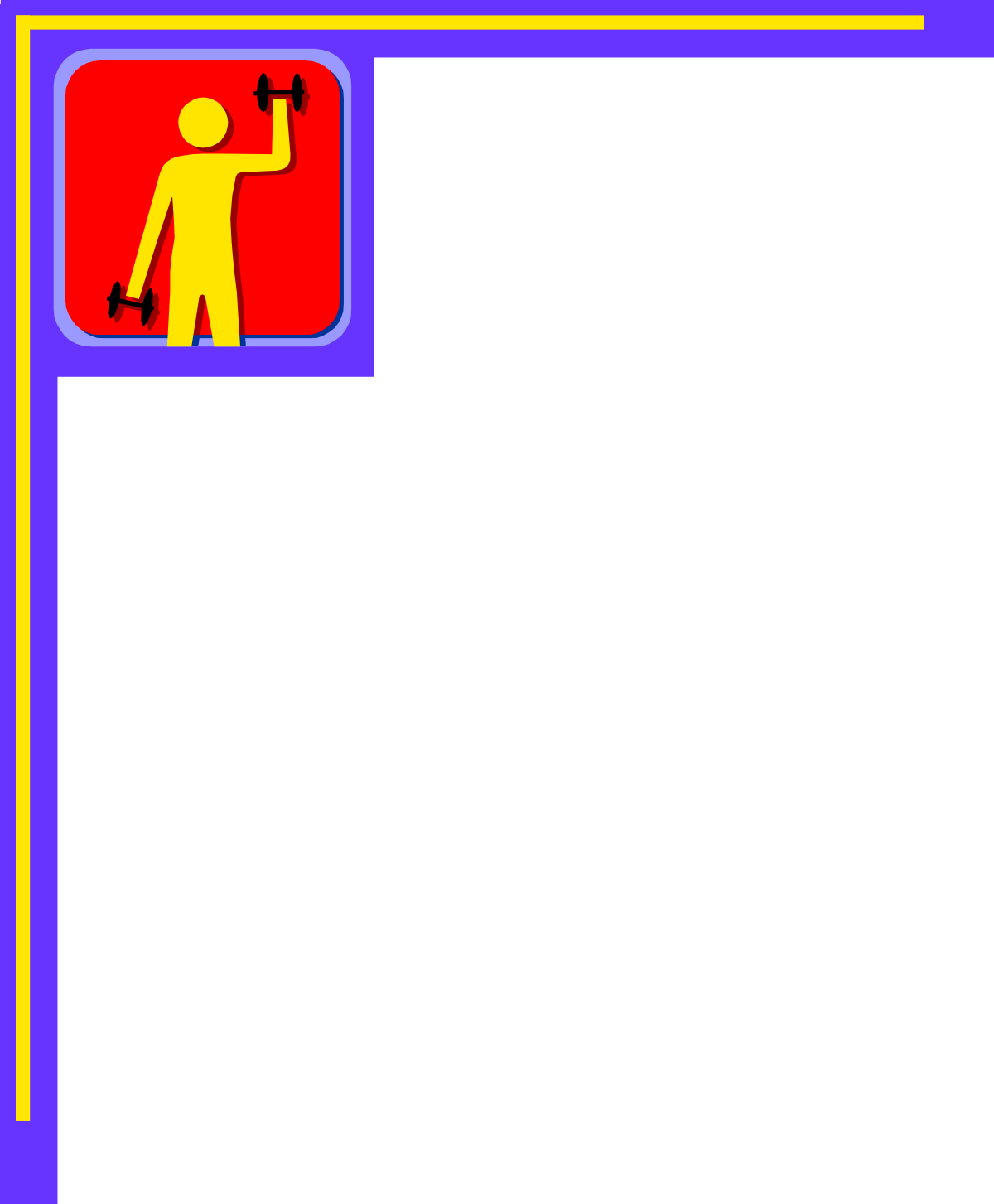 a yellow and blue frame with a man holding a hammer clip art png transparent Yellow and Blue Frame with a Man Holding a Hammer Clipart