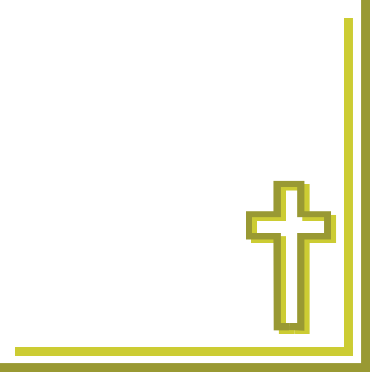 the cross in a square frame clip art png transparent Borders and Corners Clipart: Elegant Cross in Square Frame