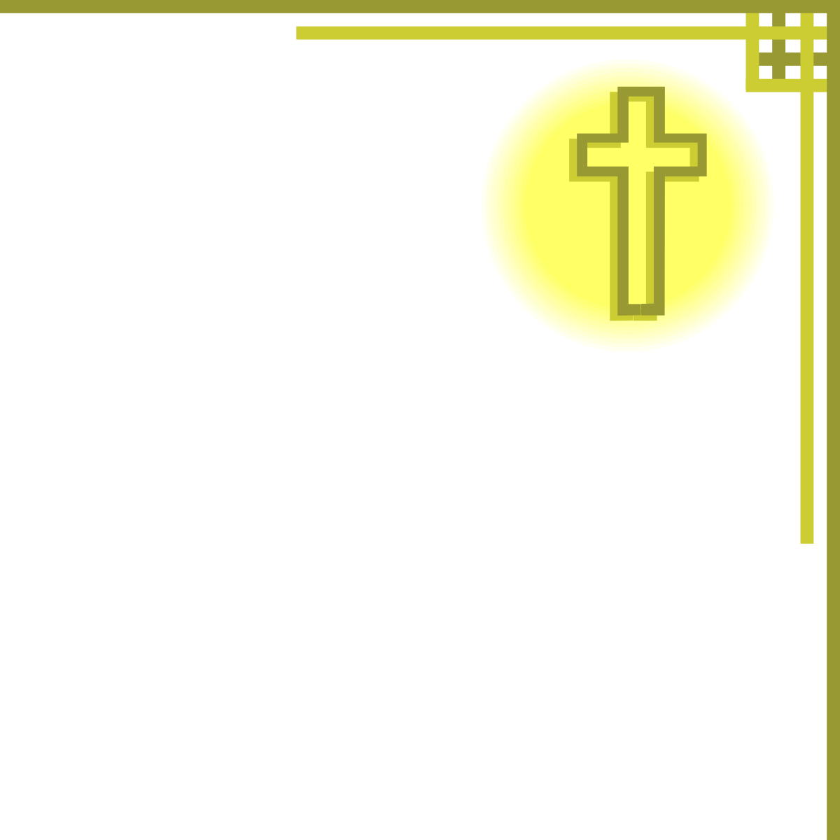 the cross and the cross with the moon in the background clip art png transparent Elegant Borders and Corners Clipart with Cross and Moon